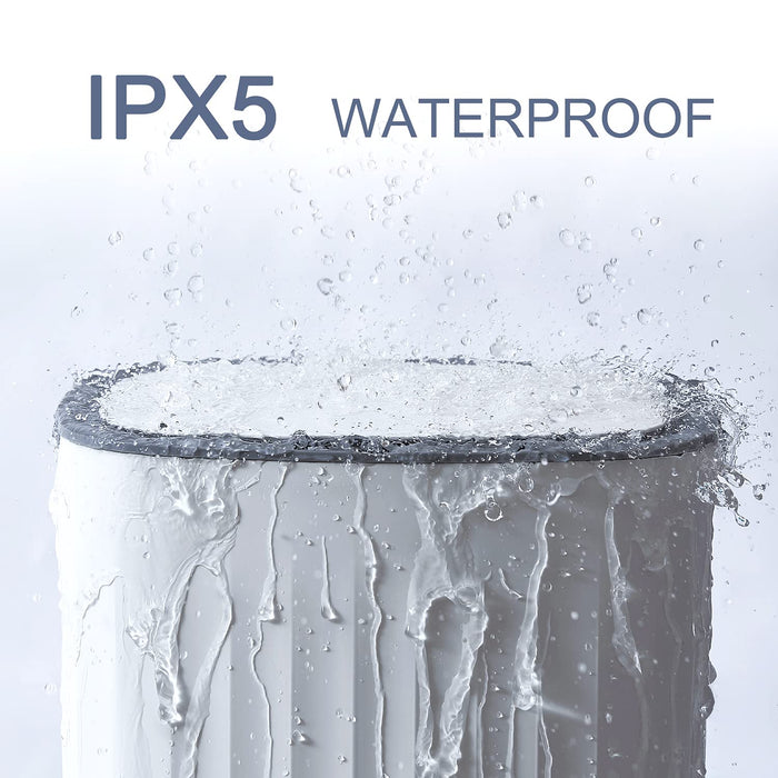 12L Waterproof Oval Sensor Trash Bin Grey