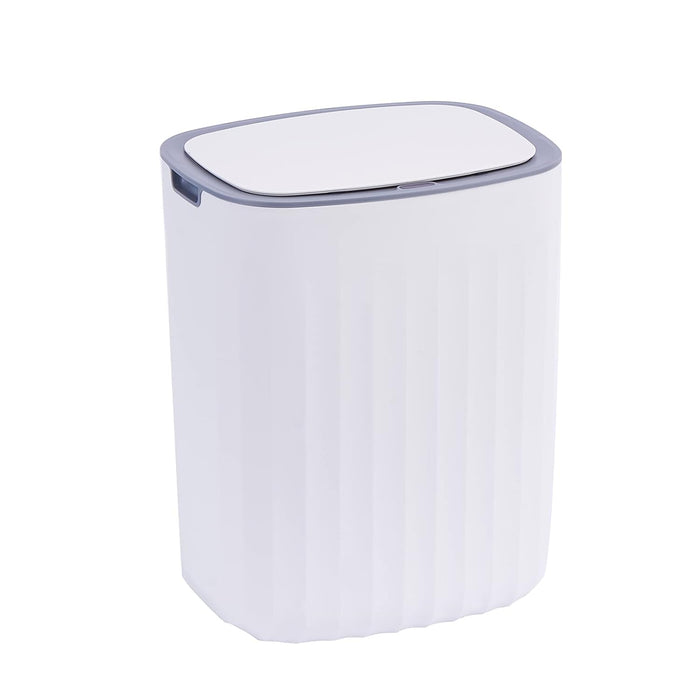12L Waterproof Oval Sensor Trash Bin Grey
