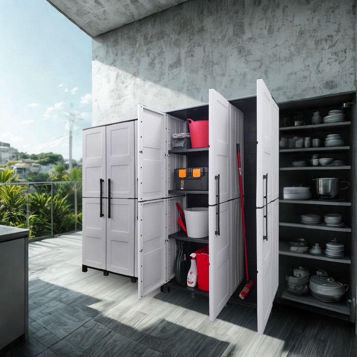 Linea Idea Tall Multipurpose Cabinet 3 Door