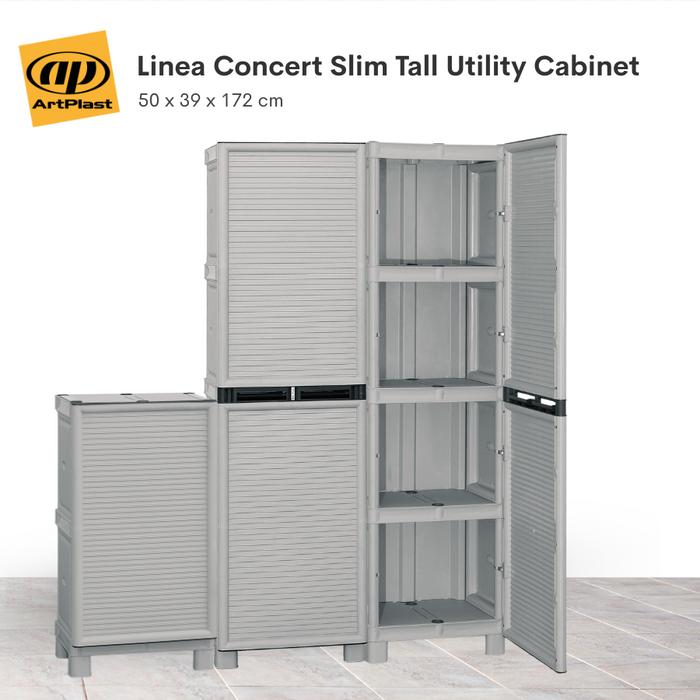 Linea Concert Slim Tall Utility Cabinet