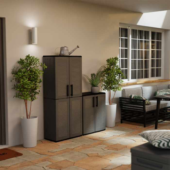 Linea Easy Tall Multipurpose Cabinet 3 Door