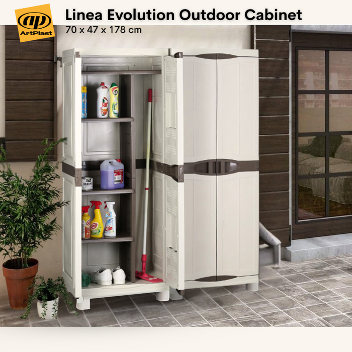 Linea Evolution Tall Multipurpose Outdoor Cabinet