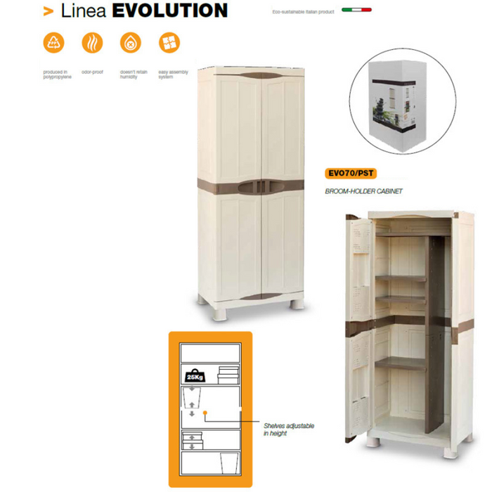 Linea Evolution Tall Multipurpose Outdoor Cabinet