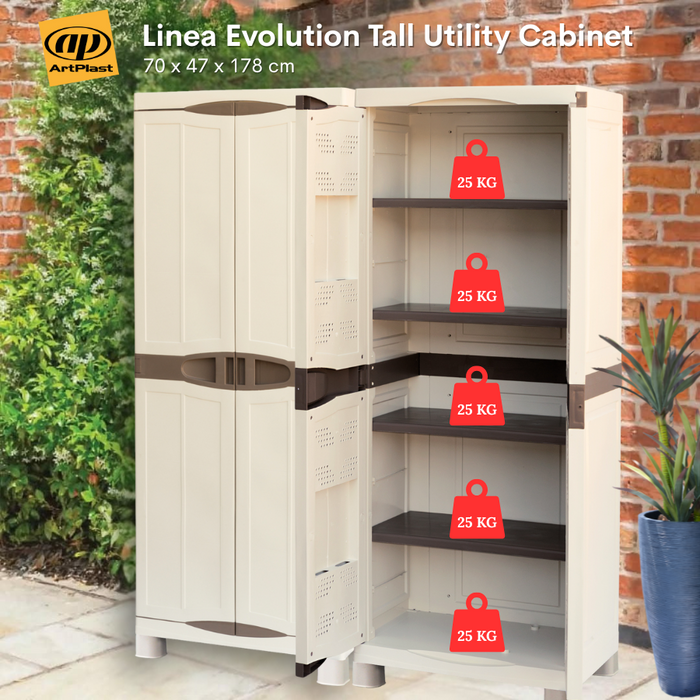 Linea Evolution Tall Utility Outdoor Cabinet