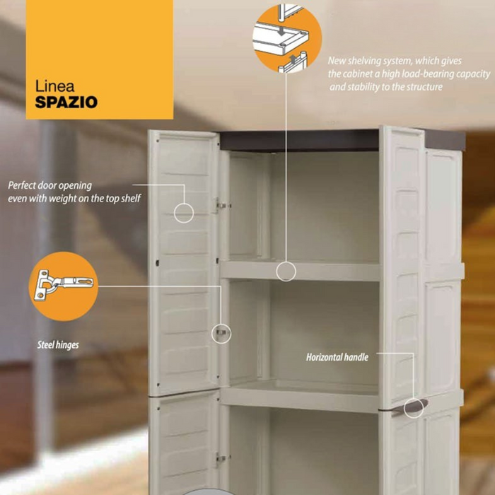 Linea Spazio Tall Utility Cabinet