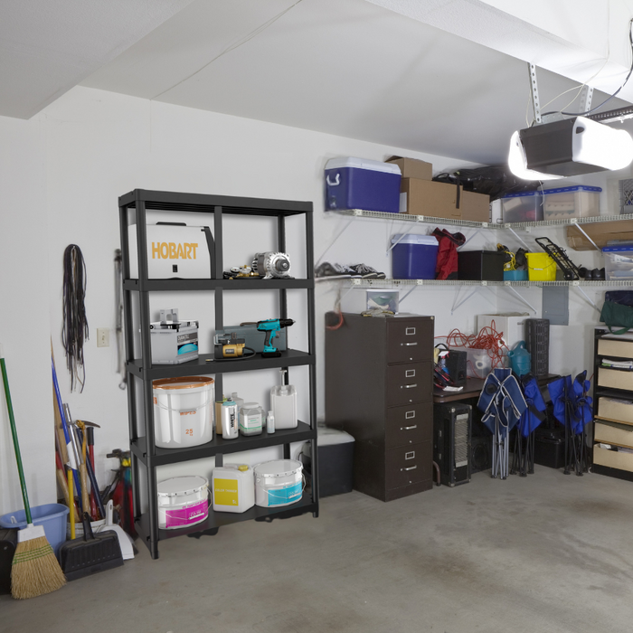 Linea Tempo 5 Tier Plastic Shelf Shelving Rack