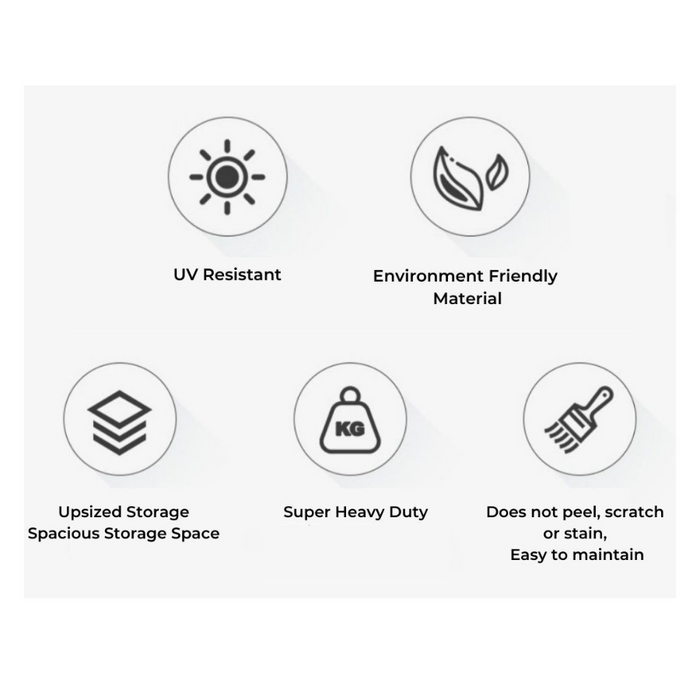 Linea Cube Plastic Storage Chest