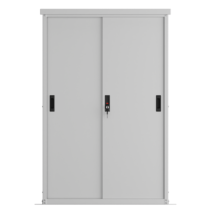 Balcony Steel Storage Cabinet Grey