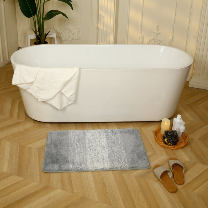 Fluffy Thick Bathroom Non Slip Mat 45 x 65 Small