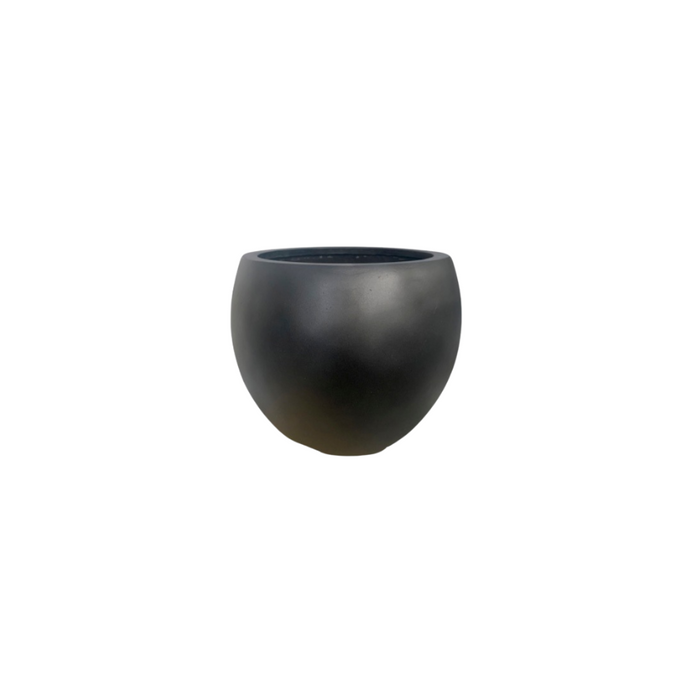 Hamilton Round Planter Pot Matt Black (3 Sizes)