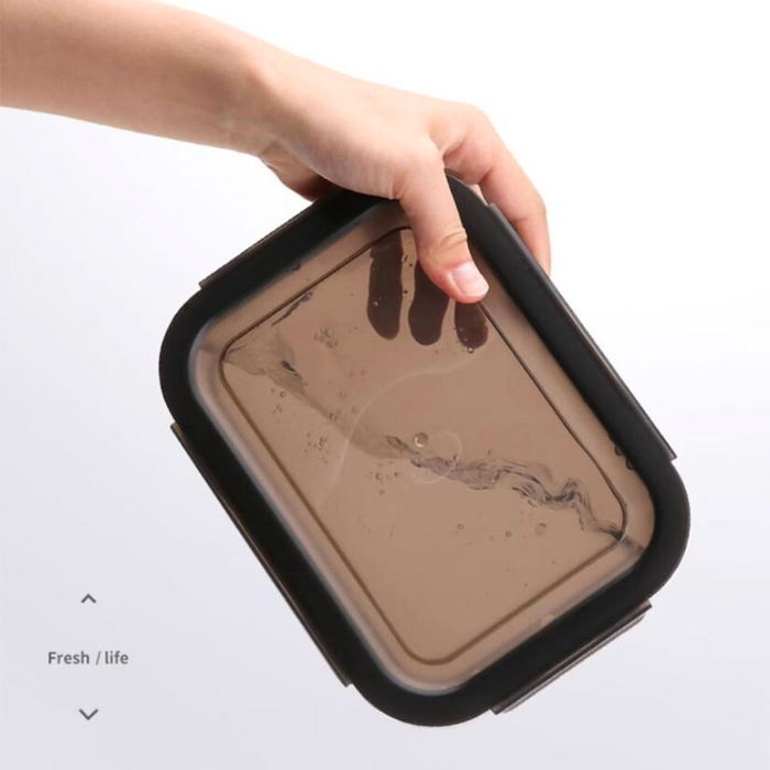 LUNA Glass Lock Rectangle Food Container