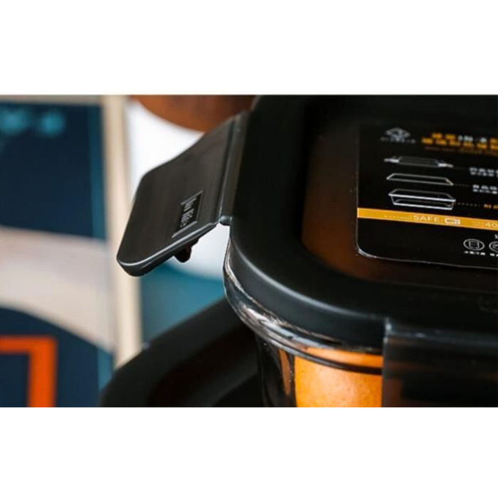 LUNA Glass Lock Square Food Container