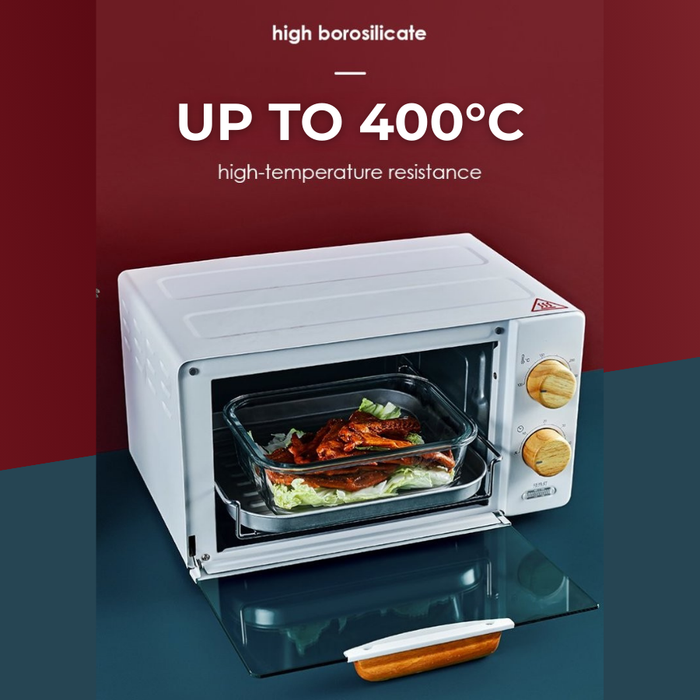 LUNA 2 Divider | 3 Divider Glass Lock Food Container