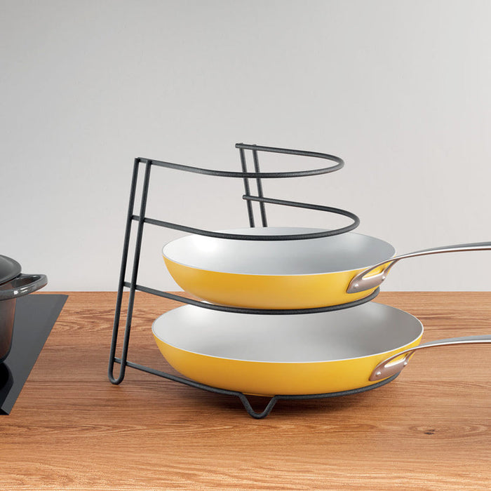 Canyon Frying pan holder 4 Tier Rack Black