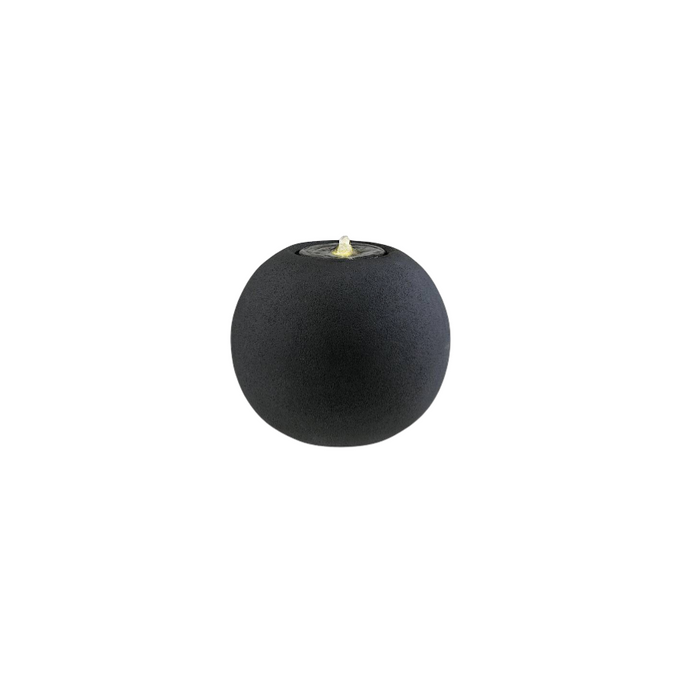 Maicao Round Water Fountain Granite Grey | Black Stone (3 Sizes)