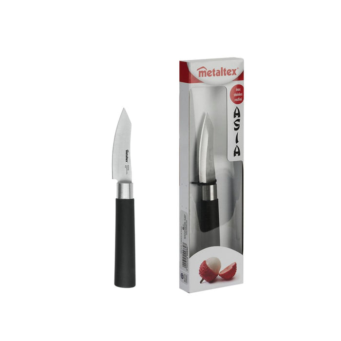 Metaltex Paring Knife Stainless Steel Blade Black 19cm