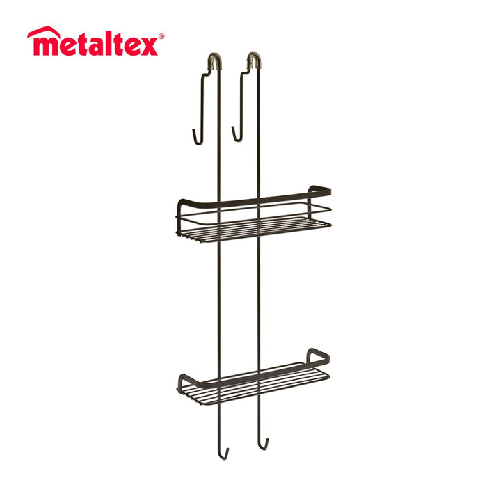 Origin Shower Butler Bathroom Hanging Shelf Black