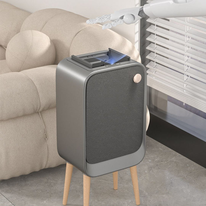 20L Nexa Sensor Bin Wooden Legs Grey