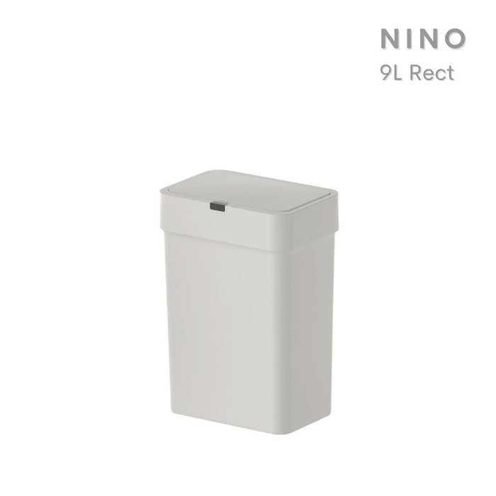 Nino Plastic Sensor Trash Bin Rectangle Grey (2 Sizes)