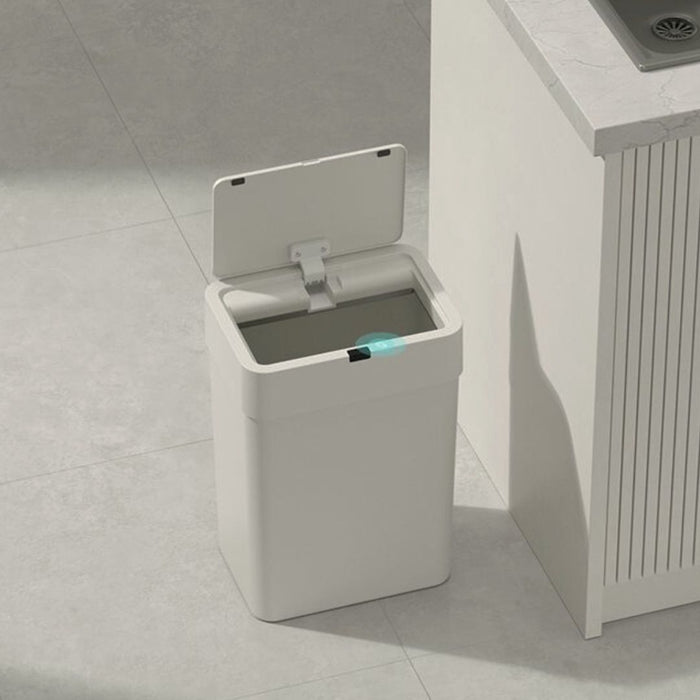 Nino Plastic Sensor Trash Bin Rectangle Grey (2 Sizes)