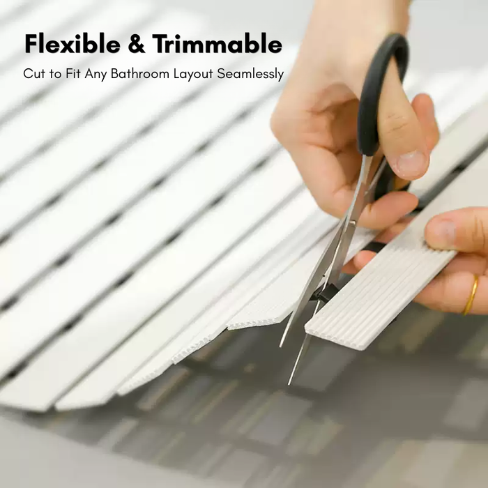 Non Slip Bathroom Floor Mat Grey