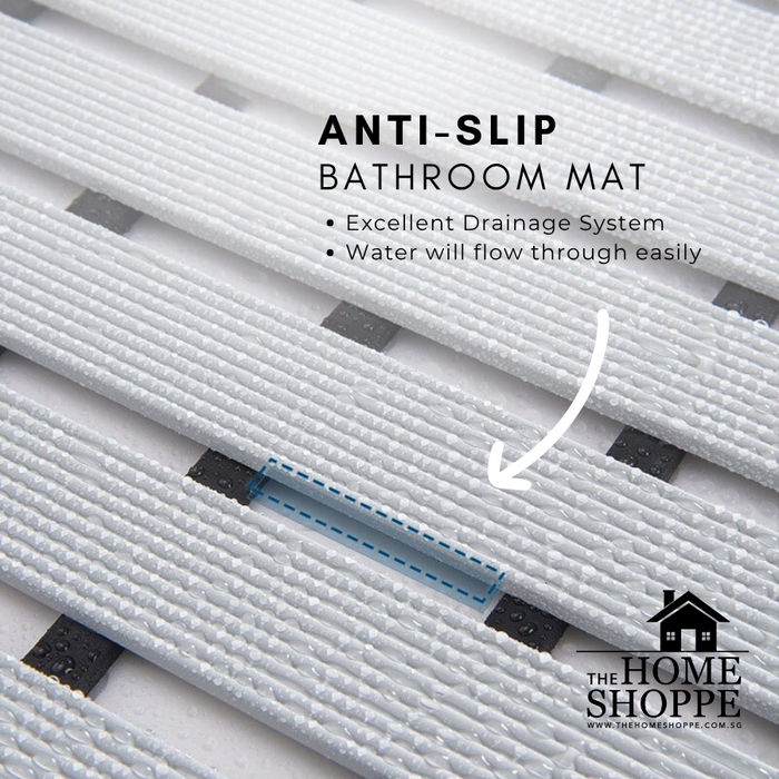 Non Slip Bathroom Floor Mat Grey