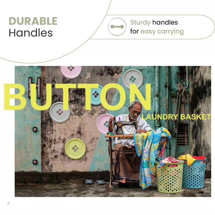 Phoenix Button Laundry Basket