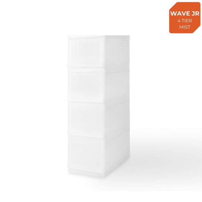 Wave 4 Tier Jr Slim Drawer Set with Wheels