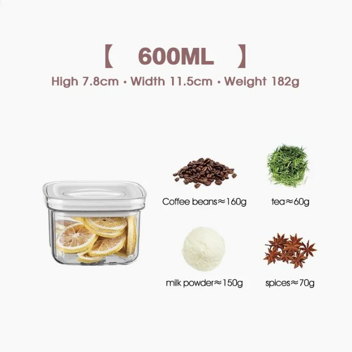 Twist Lock Airtight Food Storage Canister