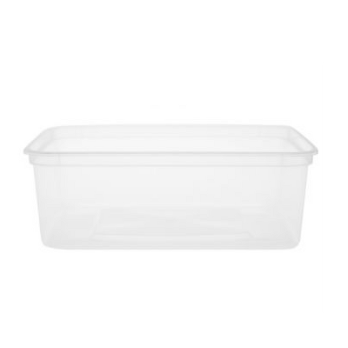 Takeaway: Square Container 1060ml + Lid - 10pcs
