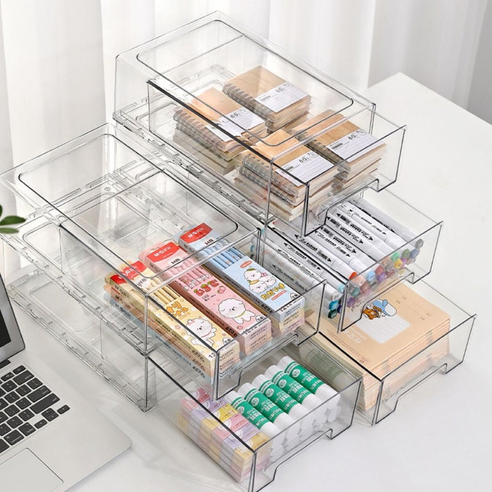 Multi-purpose Clear Storage Drawer Box (2 Sizes)