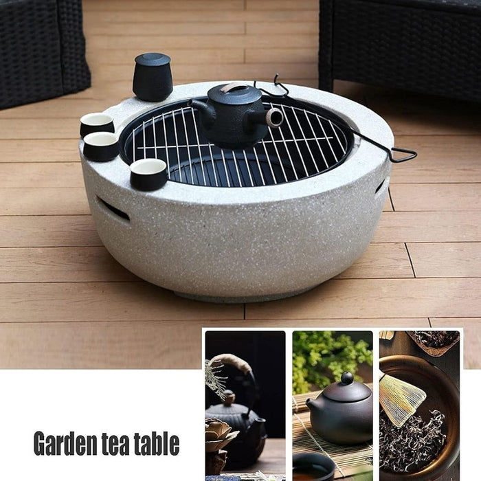 Convo Outdoor Charcoal BBQ Grill Fire pit with legs 60cm Large