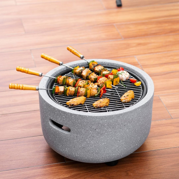 Convo Outdoor Charcoal BBQ Grill Fire pit 44cm Small