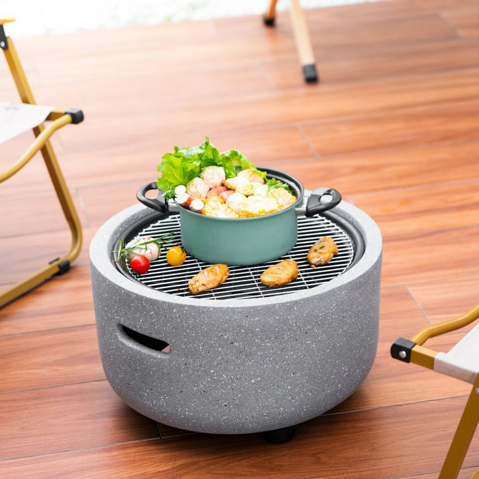 Convo Outdoor Charcoal BBQ Grill Fire pit 44cm Small