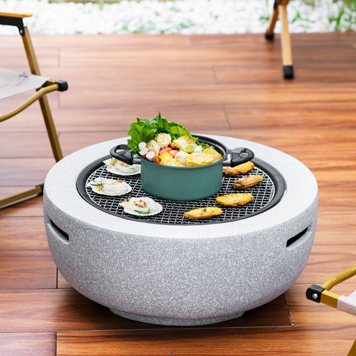 Convo Outdoor Charcoal BBQ Grill Fire pit with legs 60cm Large