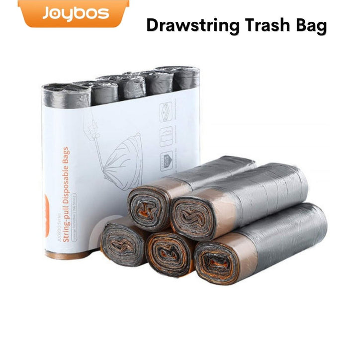 Joybos Drawstring Trash Bags (5 Rolls)