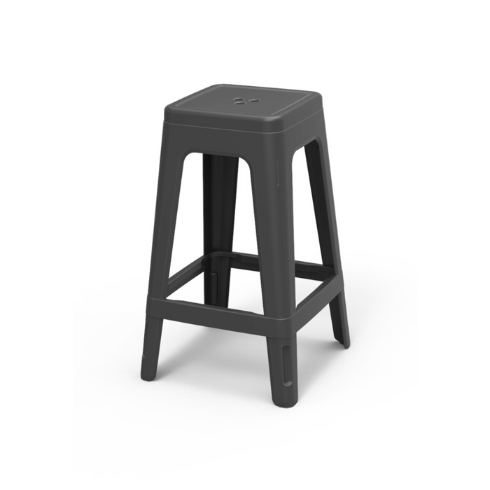 Keter Kos High Counter Bar Stool Graphite