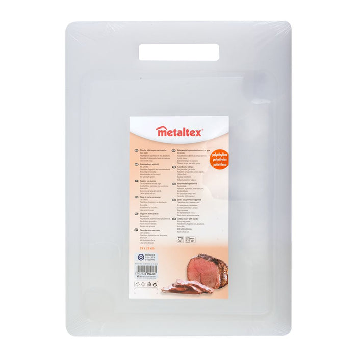 Metaltex Cutting Board Large White 28X39 cm