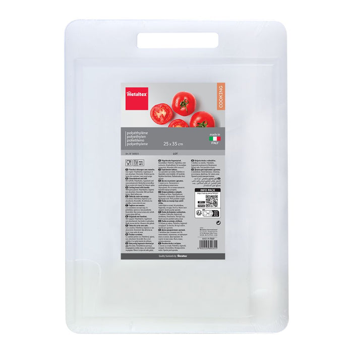 Metaltex Cutting Board Medium White 24X34 cm