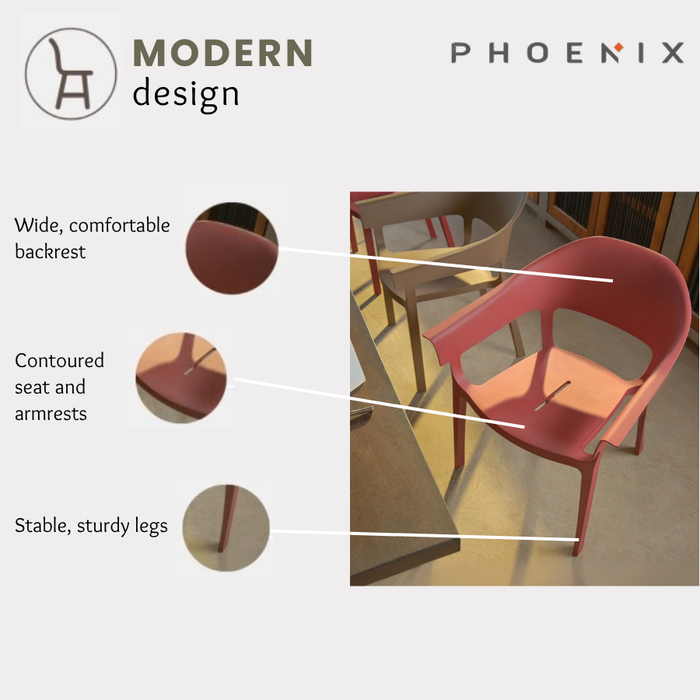 Phoenix Kyo Outdoor Terrace Chair (Buy 1 Free 1)