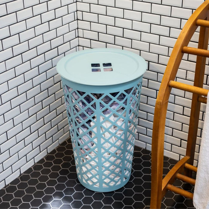 Button Laundry Tall Basket 46L