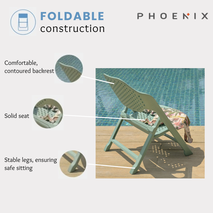 Phoenix Cala Foldable Wide Chair