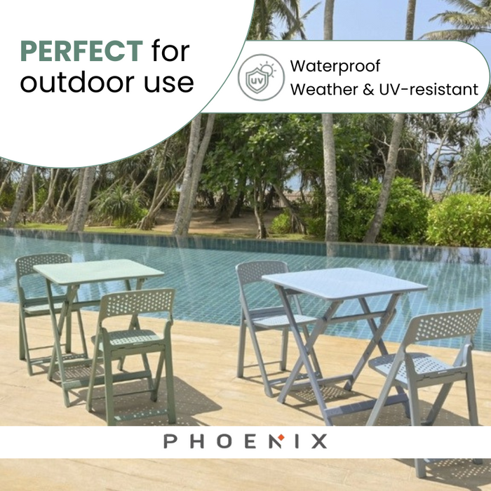 Phoenix Flip Foldable Square Table