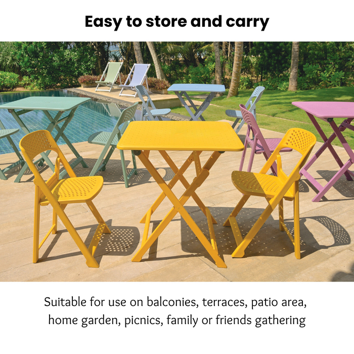 Phoenix Flip Foldable Square Table