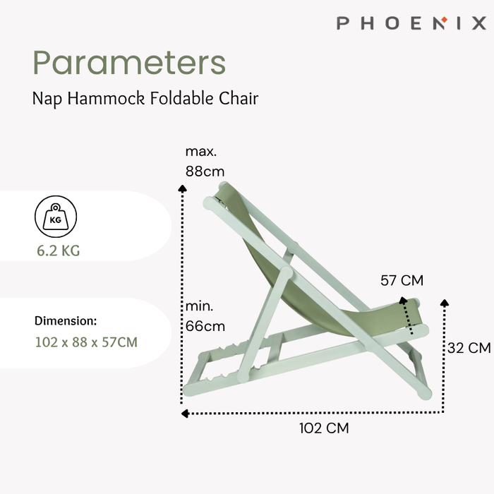 Phoenix Nap Hammock Foldable Chair