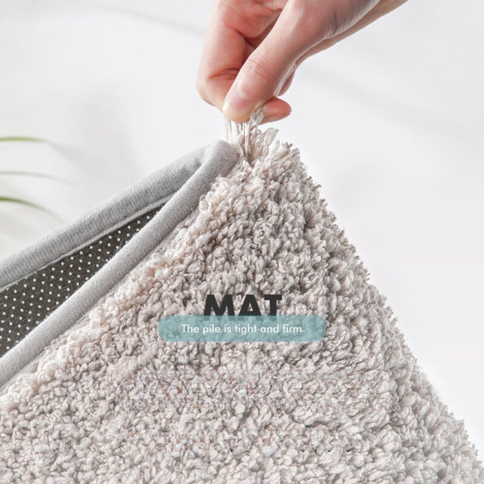 Fluffy Extra Thick Non Slip Bathroom Rug 50 x 80