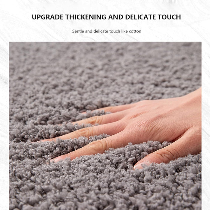 Fluffy Extra Thick Non Slip Bathroom Rug 50 x 80