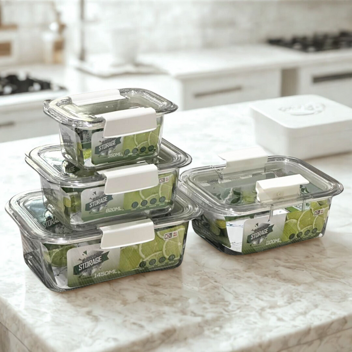 AirLock Fresh Seal Container (White) | Super Air-Tight & Leak Proof