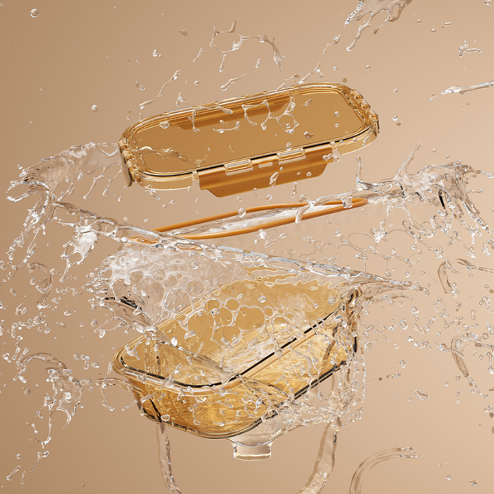 SOLA Amber Glass Lock Food Container