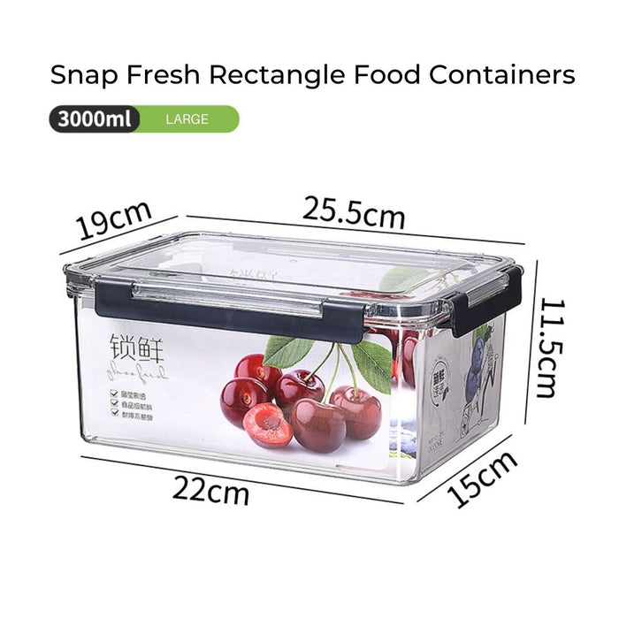 Snap Fresh Rectangle Food Container